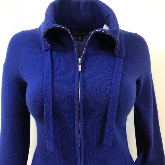 New Bananna republic cashemere full zip Jacket - Picture 2 of 8